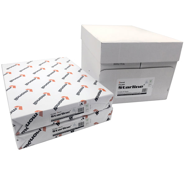 Carta A3 Bianca per Stampante 80 gr. Scatola 5 Risme 2500 Fogli | Starline