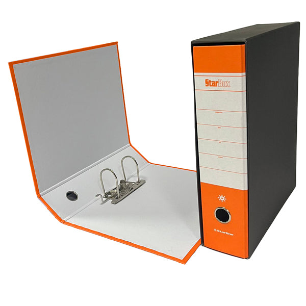 Registratore Starbox Dorso 8 cm Formato Protocollo 7 Colori Conf. 12 pz