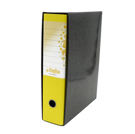 Registratore Kingbox Dorso 8 cm Formato Protocollo 6 Colori con Custodia | Starline