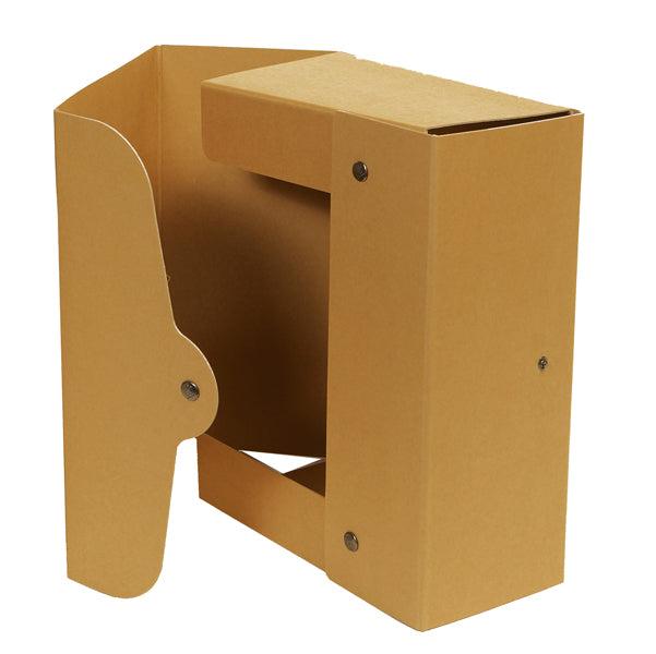 SCATOLA PORTA PROGETTO STARLINE CARTONE RICICLATO CHIUSURA BOTTONE 25X35 CF.5 PZ.