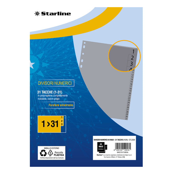 SEPARATORI STARLINE A4 MAXI PPL