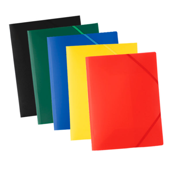 CARTELLINE STARLINE A4 PPL RICICLATO 3 LEMBI ECO CON ELASTICO CF.10 PZ.