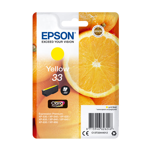 CARTUCCIA EPSON SERIE 33 BK-C-M-Y OD