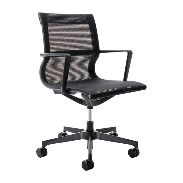 POLTRONA UNISIT DIREZIONALE TEKNO SCHIENALE BASSO NERO