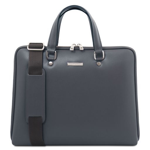 Borsa Business Verona – Pelle Saffiano | 2 Scomparti | Semi-rigida - Tuscany Leather