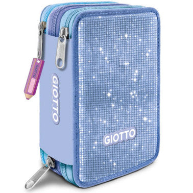 Astuccio 3 zip con corredo Giotto Premium Super Crystal Fila