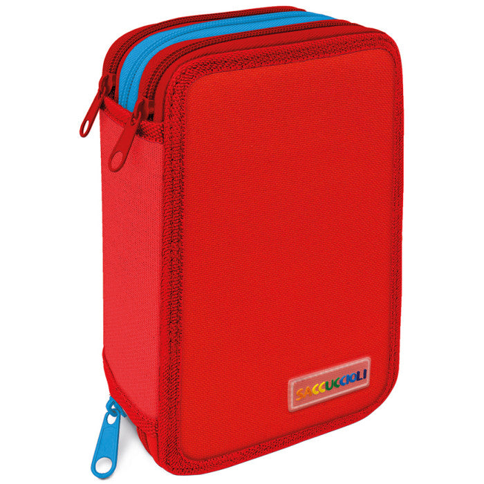 Astuccio 3 zip con corredo Basic Color Zip Saccucciolo - Lebez