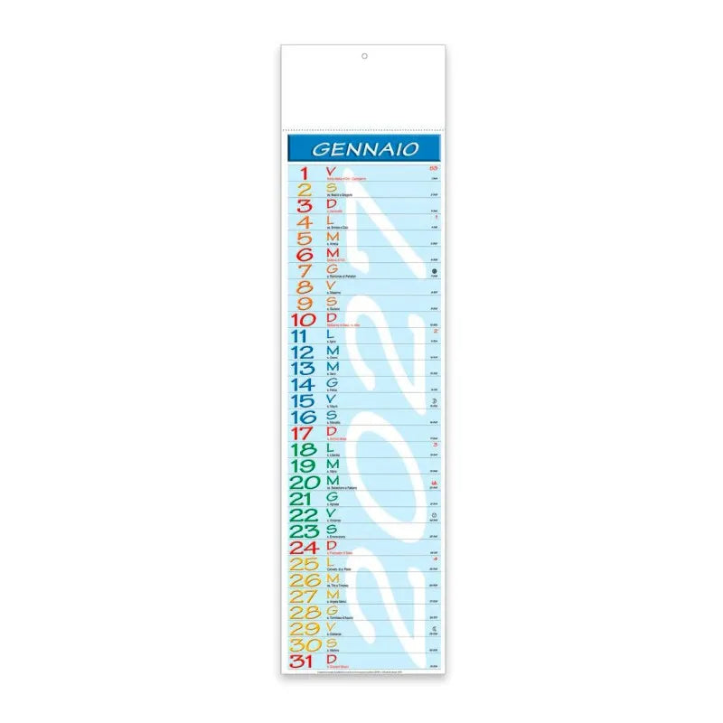Calendario 2027 olandese maxi 18x68
