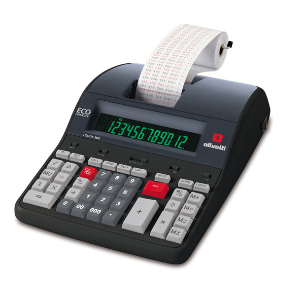 Calcolatrice scrivente da tavolo logos 902 – olivetti