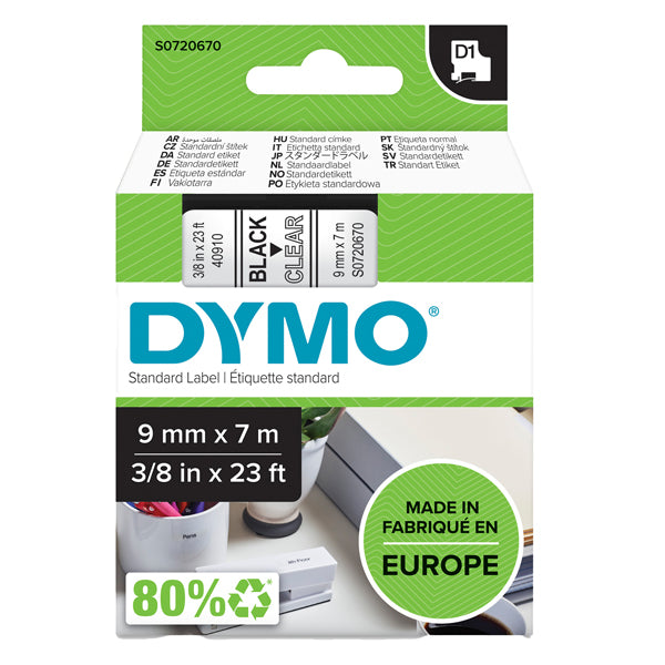 NASTRO DYMO D1 9 x 7