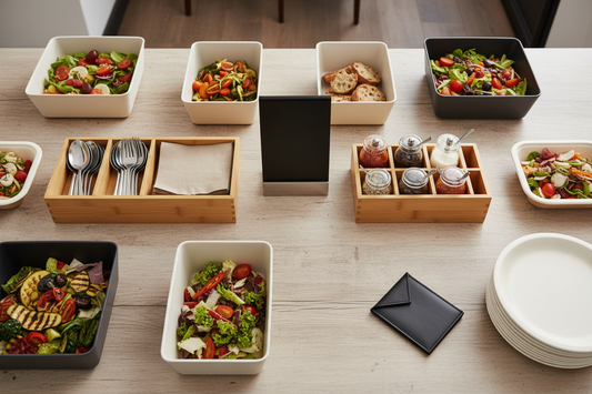 Allestire un buffet professionale: materiali, stile e accessori per HO.RE.CA
