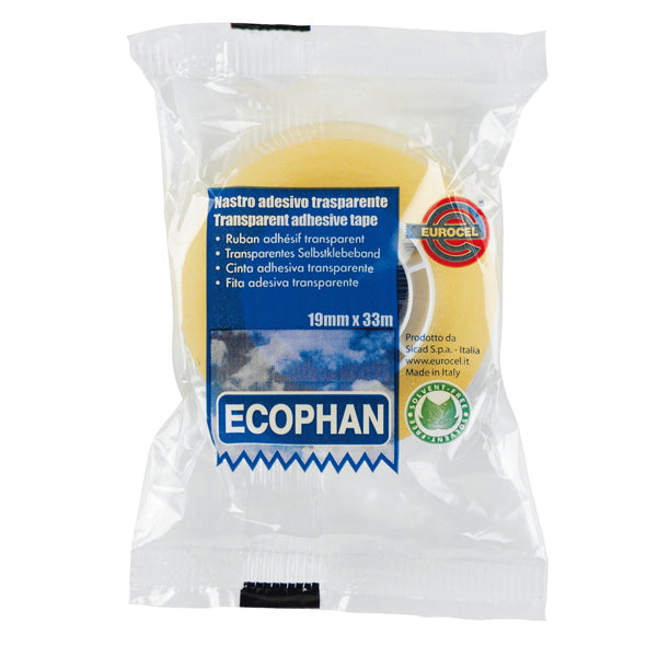 CANCELLERIA-COD 001416203- NASTRO ADESIVO TRASPARENTE ECOPHAN