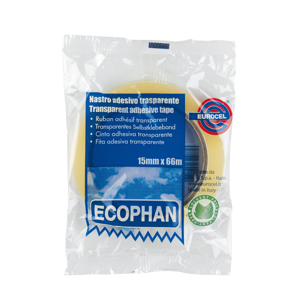 CANCELLERIA-COD 001416203- NASTRO ADESIVO TRASPARENTE ECOPHAN