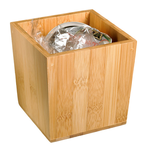 BARATTOLO LEONE PORTARIFIUTI DA  TAVOLA BAMBOO