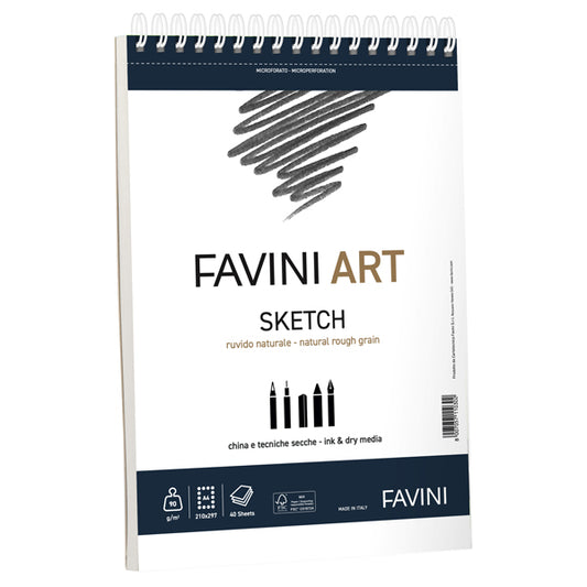 ALBUM- COD 100788- ALBUM SPIRALATO SKETCH FAVINI ART