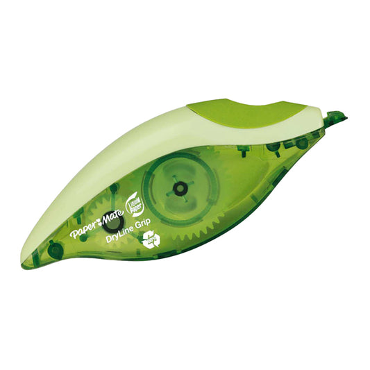 CORRETTORE PAPER MATE A NASTRO DRYLINE GRIP RECYCLED CONFEZIONE 12 PEZZI