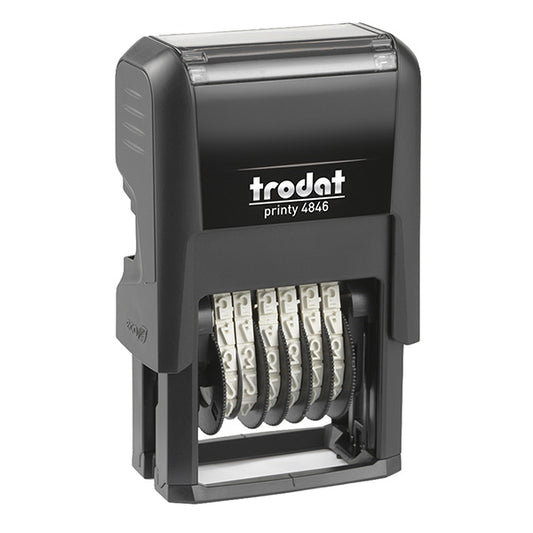 TIMBRO TRODAT 4.0 ECO 4846 NUMERATORE 6 CIFRA 4MM AUTOINCHIOSTRANTE