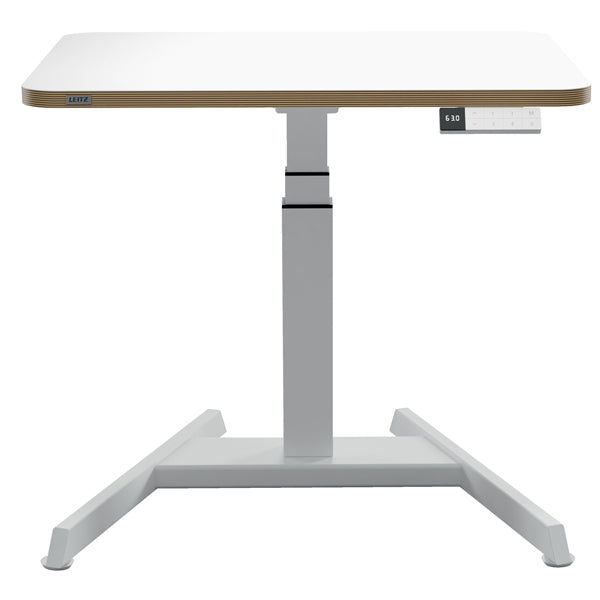 Scrivania compatta elettrica sit-stand - fissa - 80 x 60 x 65-130 cm - bianco - Leitz