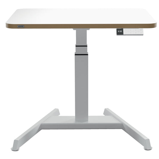 Scrivania compatta elettrica sit-stand - fissa - 80 x 60 x 65-130 cm - bianco - Leitz