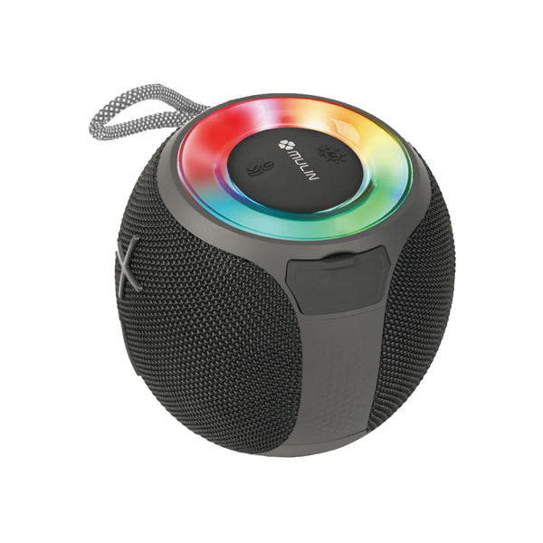 Speaker Bluetooth 5.3 nero 8 W con illuminazione ambiente – MU