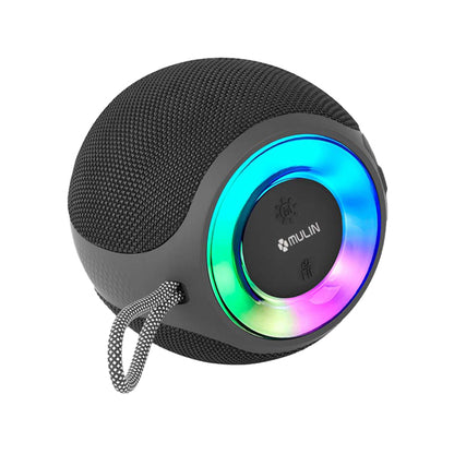 Speaker Bluetooth 5.3 nero 8 W con illuminazione ambiente – MU