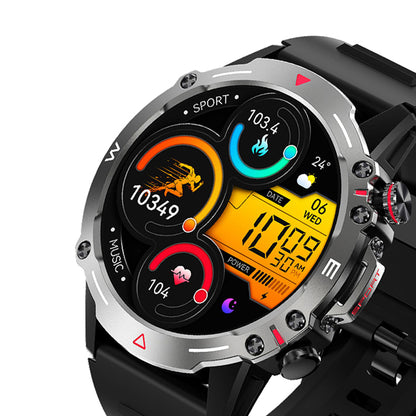 Smartwatch HK87 con display AMOLED e chiamate Bluetooth, nero – MU