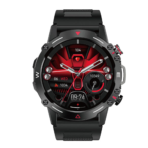 Smartwatch HK87 con display AMOLED e chiamate Bluetooth, nero – MU