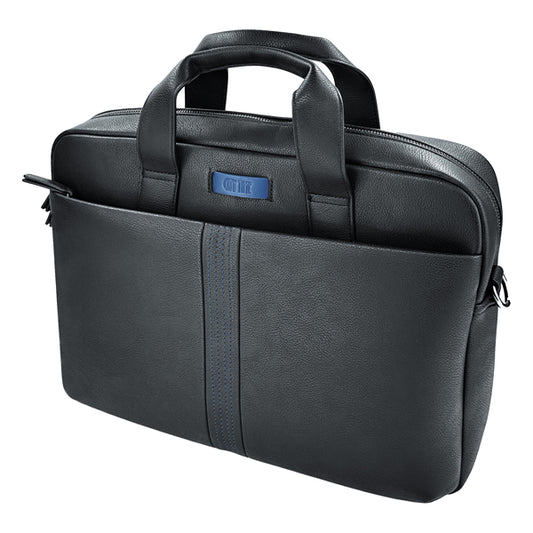 Cartella porta notebook 15,6" Blackform in ecopelle nera 40x30x9 cm – City Time
