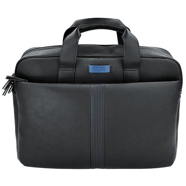 Cartella porta notebook 15,6" Blackform in ecopelle nera 40x30x9 cm – City Time