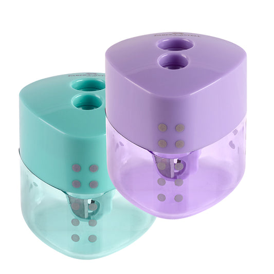 Temperamatite Faber-Castell Grip Auto – 2 Fori Con Serbatoio
