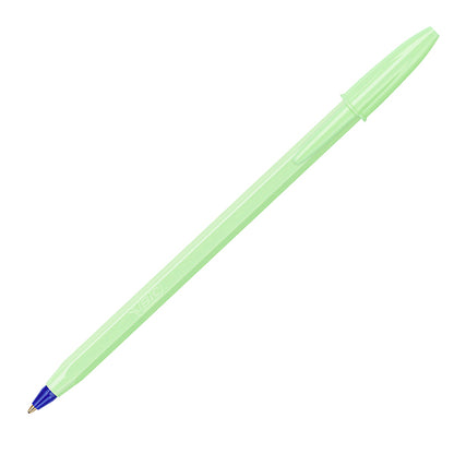Penna a Sfera BIC Cristal Pastel 1,0mm – Colori Pastello Assortiti – Conf. 20 pezzi
