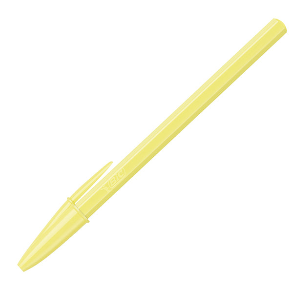 Penna a Sfera BIC Cristal Pastel 1,0mm – Colori Pastello Assortiti – Conf. 20 pezzi