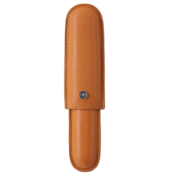 Portapenne CROSS Sigaro Pelle Saffiano 2 Colori Astuccio Singolo Penna Lusso