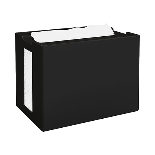 Dispenser Antibatterico per Tovaglioli Interfogliati – Nero | 17,8x11,5 cm | Plastica Antibatterica - Papernet