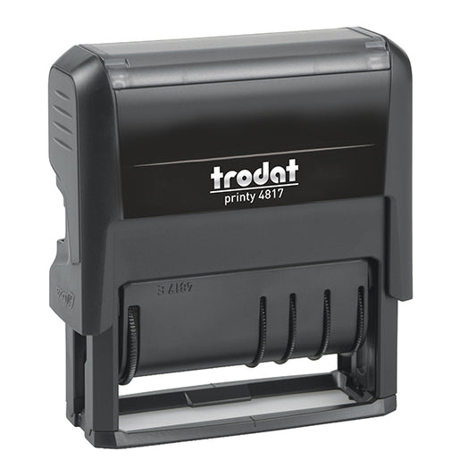 Timbro Printy P4 Dater Eco 4817 Datario + Polinomio - 3,8 mm - autoinchiostrante - Trodat