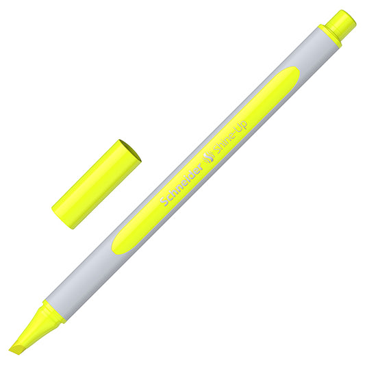 evidenziatore shine up punta scalpello giallo fluo