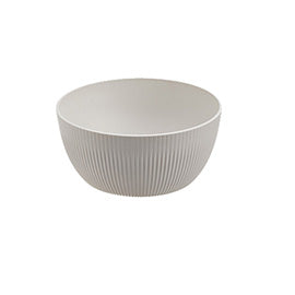 Ciotola Buffet Norway Tonda Melamina Ø23x10,5 cm Avorio/Antracite HoReCa - Leone