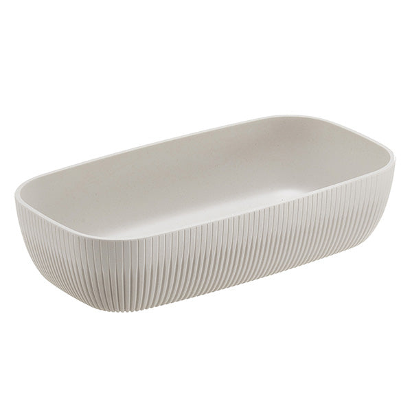 Vaschetta Buffet Norway Melamina 32,5x17,6x7,5 cm Avorio/Antracite HoReCa - Leone