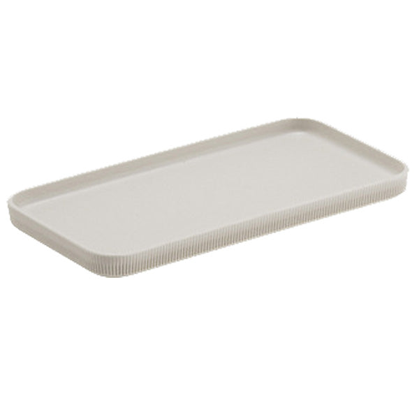 Vassoio Buffet Norway Melamina 27,5x13,2x1,7 cm Avorio/Antracite HoReCa - Leone