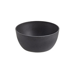 Ciotola Buffet Norway Tonda Melamina Ø23x10,5 cm Avorio/Antracite HoReCa - Leone