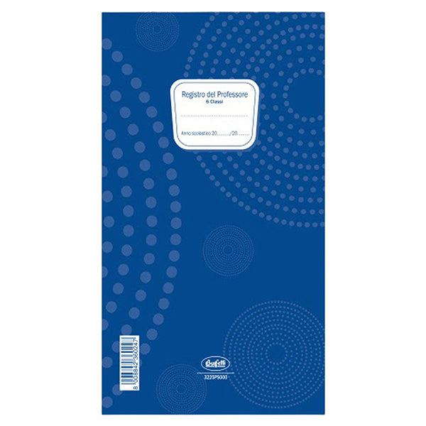 Registro del Professore 6 Classi 31x17 cm - Data Ufficio