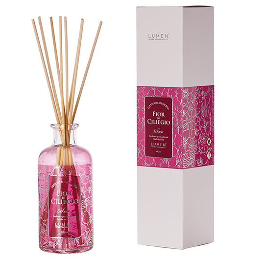 diffusore d'essenza a bastoncino fior di ciliegio sakura 200ml - Cereria Lumen
