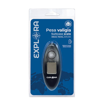 Bilancia pesa valigie Explora 40 kg 3,6 x 10 cm nera
