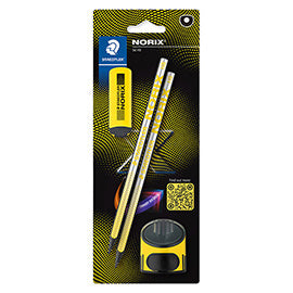 Set matite temperamatite gomma - giallo - Staedtler
