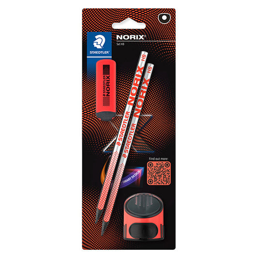 Set matite temperamatite gomma - corallo - Staedtler