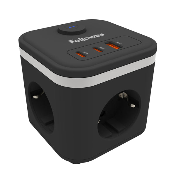 Power cube type F nero – Fellowes