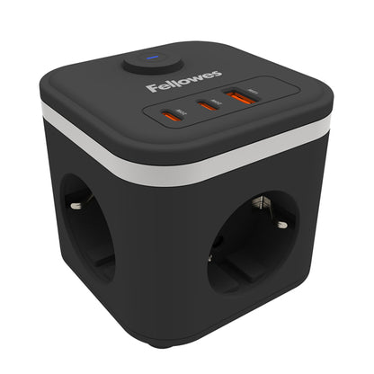 Power cube type F nero – Fellowes