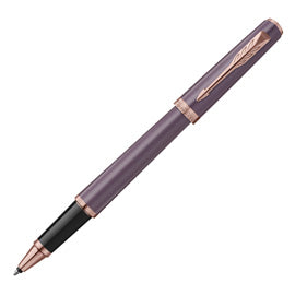 Penna roller Meridian GT punta F con finiture oro rosa – Parker