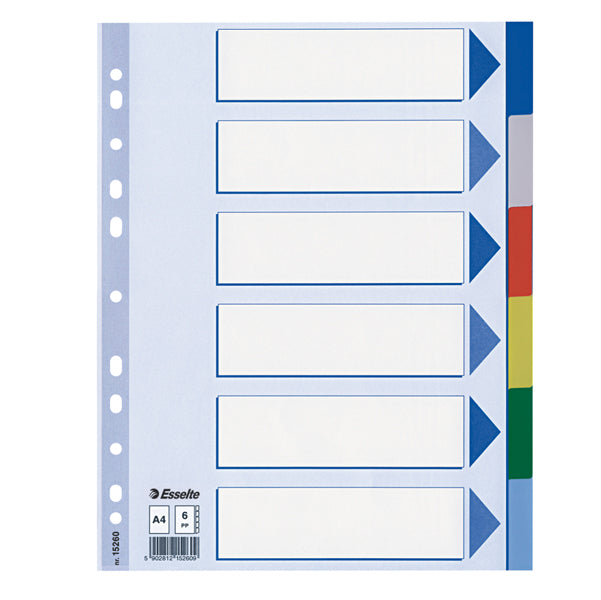 ARCHIVIAZIONE - COD 15264- SEPARATORE  TASTI COLORATI PPL