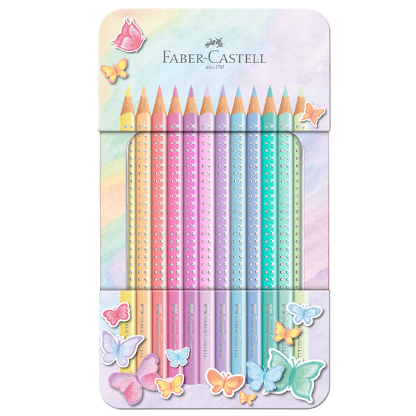 SCUOLA- COD 201971- MATITE COLORATE FABER CASTELL SPARKLE